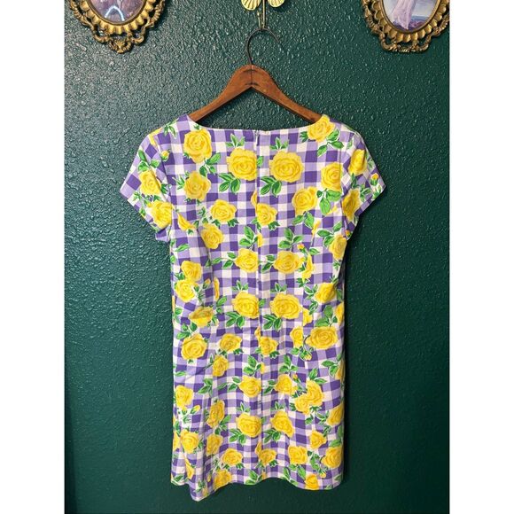 Lilly Pulitzer Vintage Floral Dress Womens Sz 6 - Picture 4 of 4